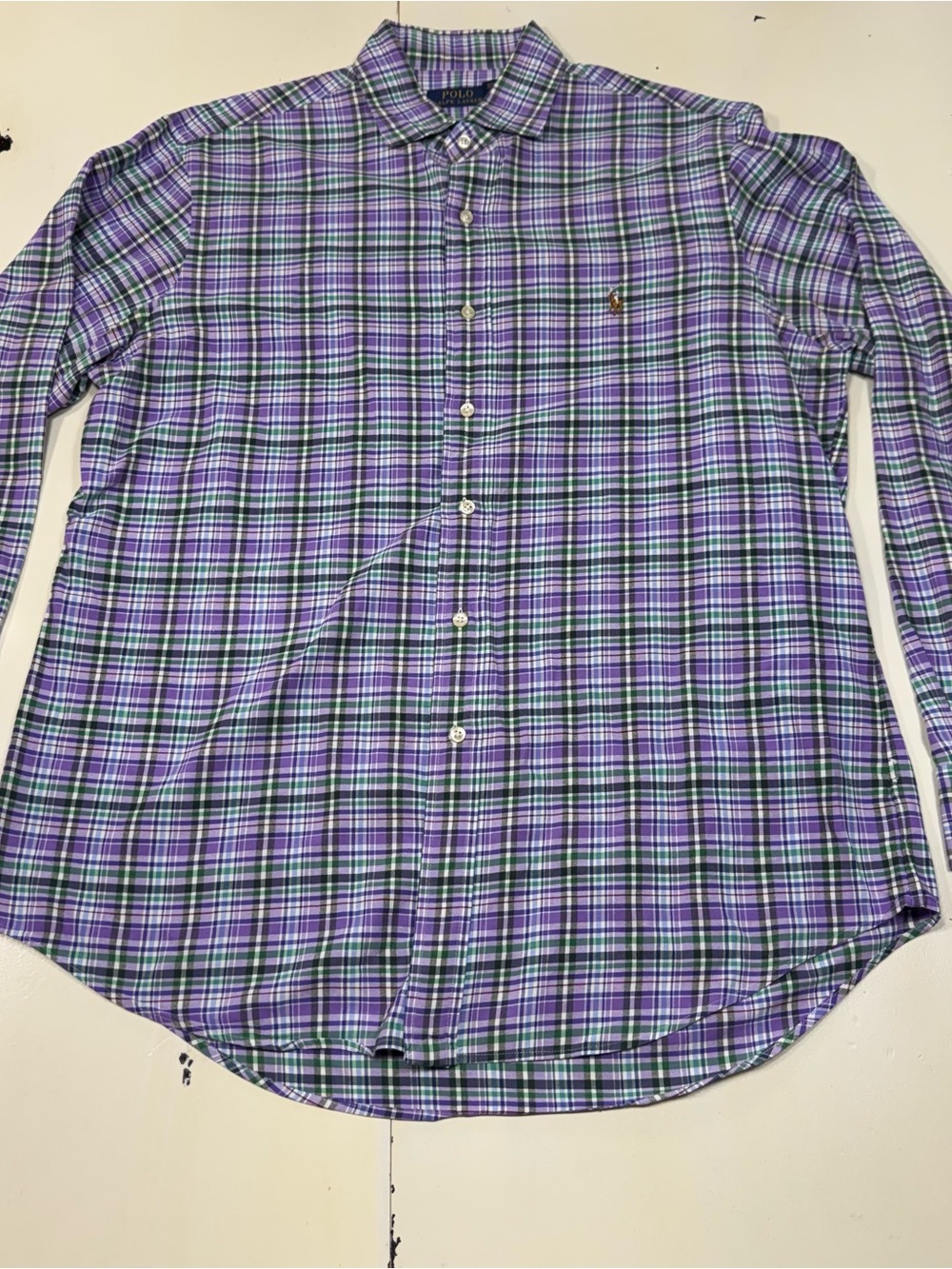 Polo Ralph Lauren Men's Plaid Button-Down Shirt (Size L)